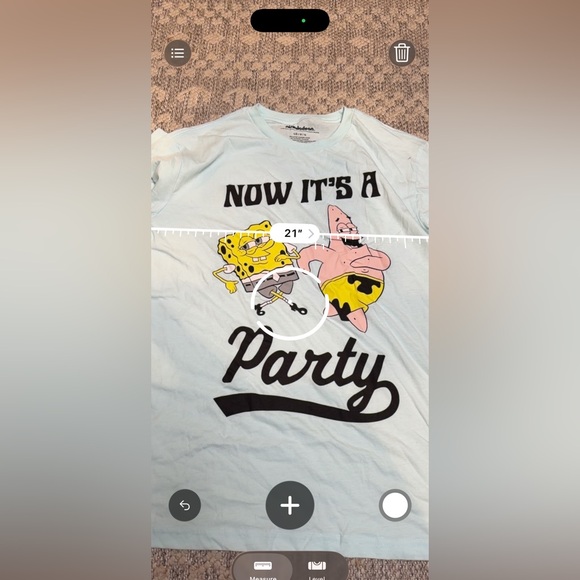 Nickelodeon White Tee with SpongeBob and Patrick - Picture 5 of 5